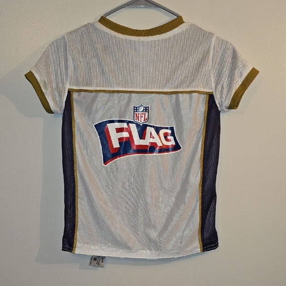 NFL Kids Purple and Gold Baltimore Ravens NFL Flag Football Jersey LOT L - Picture 12 of 13